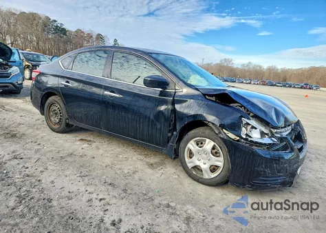 2015 Nissan Sentra S из США, поврежденный, VIN 3N1AB7AP5FY334383